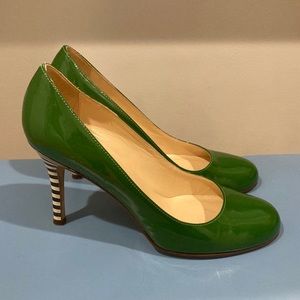 Kate Spade Green Patent Leather Pumps